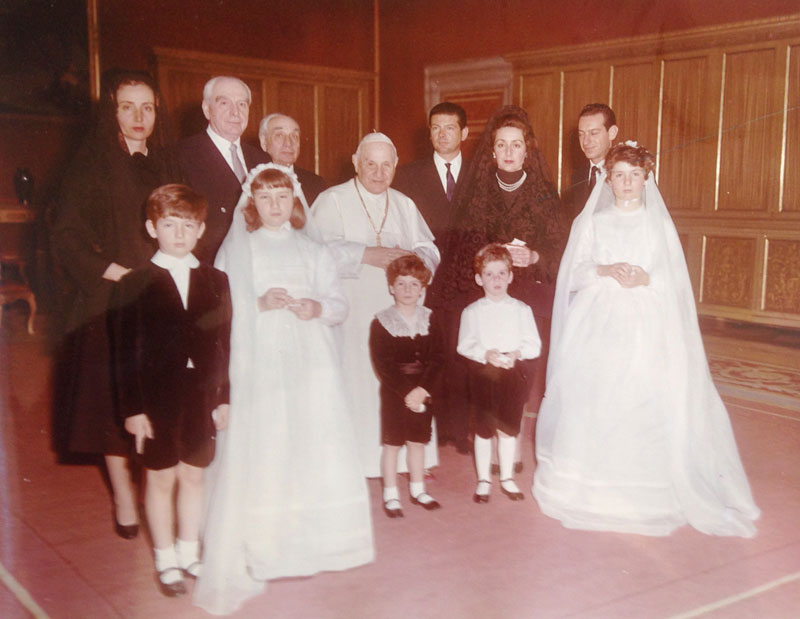 The visit to the Holy Father (Giovanni XXIII) in May 1959