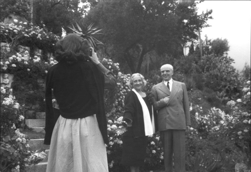 Yana photographer Lyda and Vittorio Cini in Taormina in May 1953